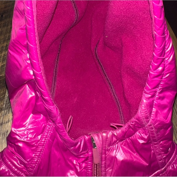 Nike Thermafit Shiny Vinyl Fleece-Lined Hooded Jacket - Picture 4 of 12